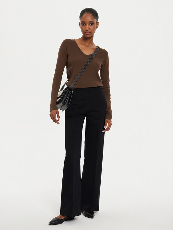 United Colors Of Benetton United Colors Of Benetton Μπλουζάκι 3GA2E4245 Καφέ Regular Fit