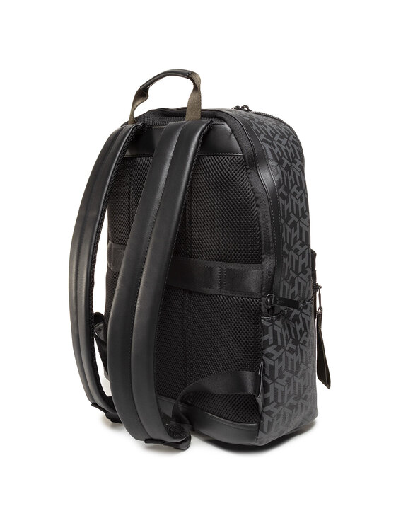Tommy Hilfiger Sac a dos Coated Canvas Backpack AM0AM06466 Noir Modivo
