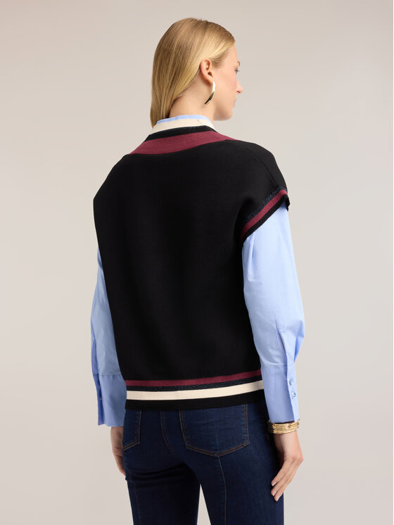 Motivi Motivi Maglione M362W004067N0Z3 Nero Over Fit