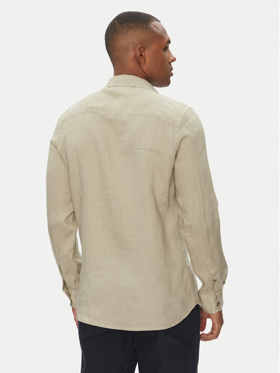 Aeronautica Militare Aeronautica Militare Πουκάμισο 251CA1239CT3089 Μπεζ Regular Fit