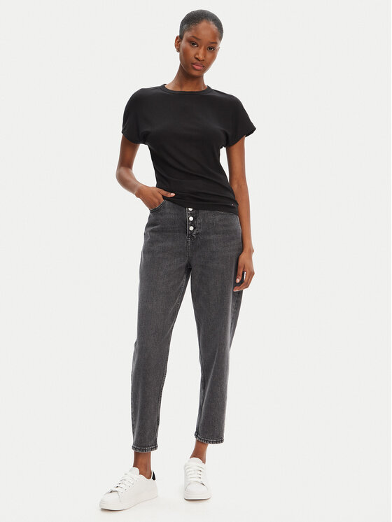 Tommy Jeans Tommy Jeans Jeans hlače DW0DW21373 Siva Mom Fit