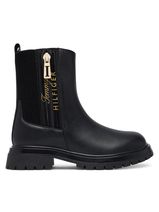 Tommy Hilfiger Tommy Hilfiger Боти Ashlyn T3A5-35161-1355 M Черен