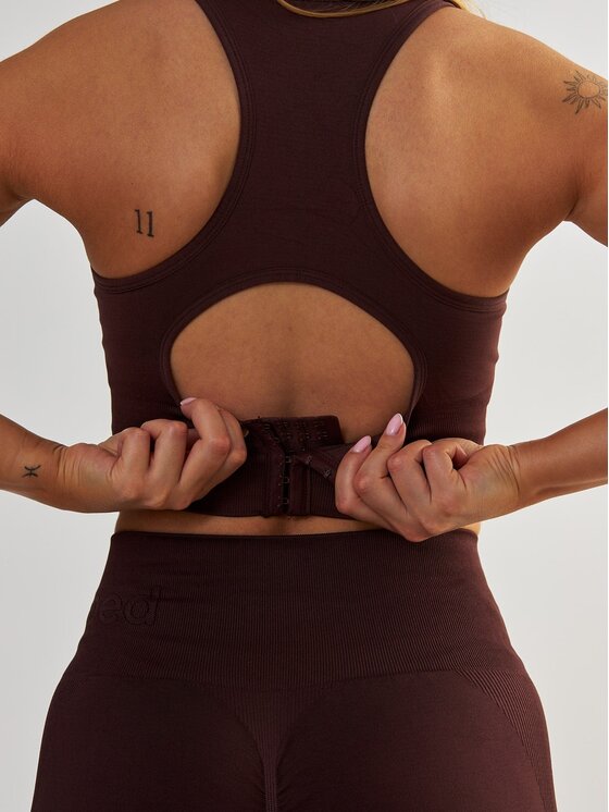 BeShaped BeShaped Biustonosz sportowy Regulowany Body Boost Brązowy