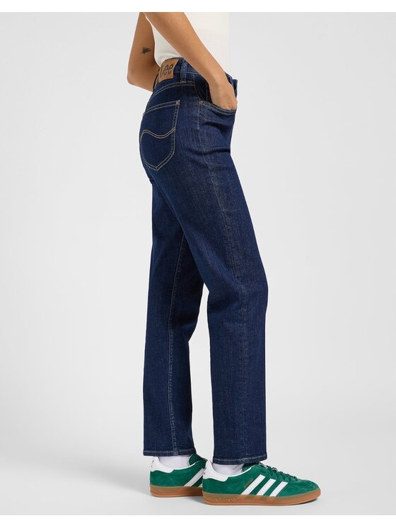 Lee Lee Jeansy Carol Niebieski Mom Fit