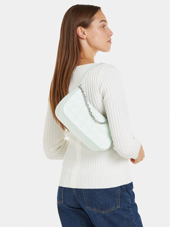 Calvin Klein Calvin Klein Handtasche Ck Square Quilt K60K612017 Grün