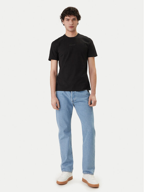 Guess Guess Tričko Z6GI06 K2847 Čierna Regular Fit