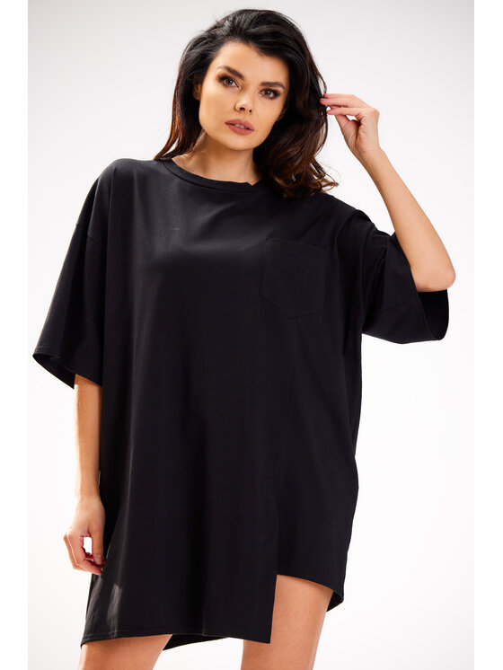 Infinite You Infinite You Sukienka codzienna M252 Czarny Basic Fit