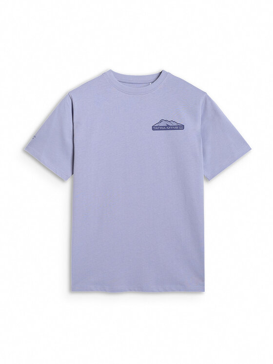 4F 4F T-Shirt APRES SKI Niebieski jasny Oversize