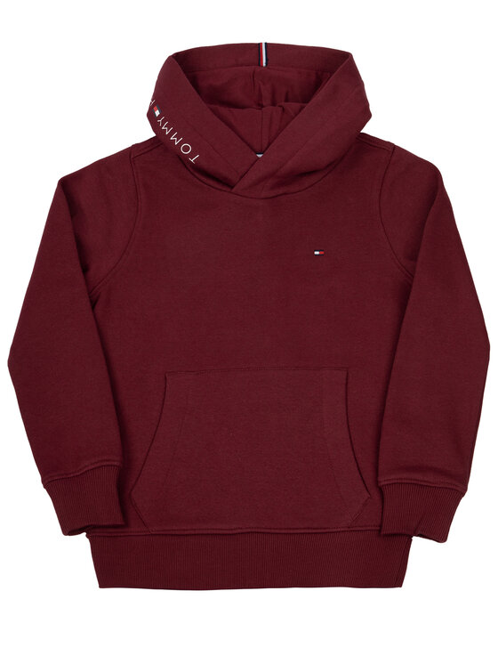 Tommy Hilfiger Felpa KB0KB04947 S Bordeaux Regular Fit • Modivo.it