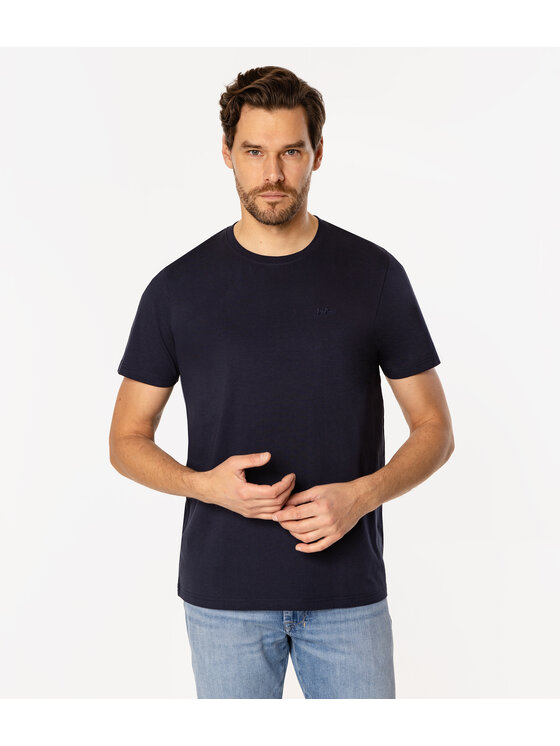 Lee Cooper Lee Cooper T-Shirt OBUTCH 0875 Granatowy Regular Fit