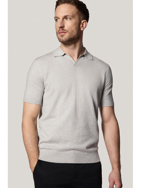 Próchnik Próchnik Polo PM6 PO073125000045 Szary Regular Fit