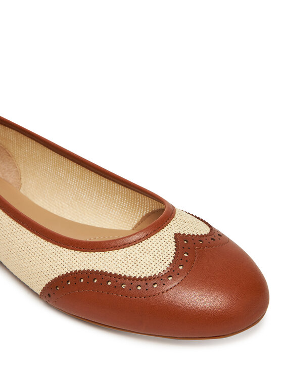 LAUREN RALPH LAUREN LAUREN RALPH LAUREN Baleriny Jayna 802961799001 Beżowy