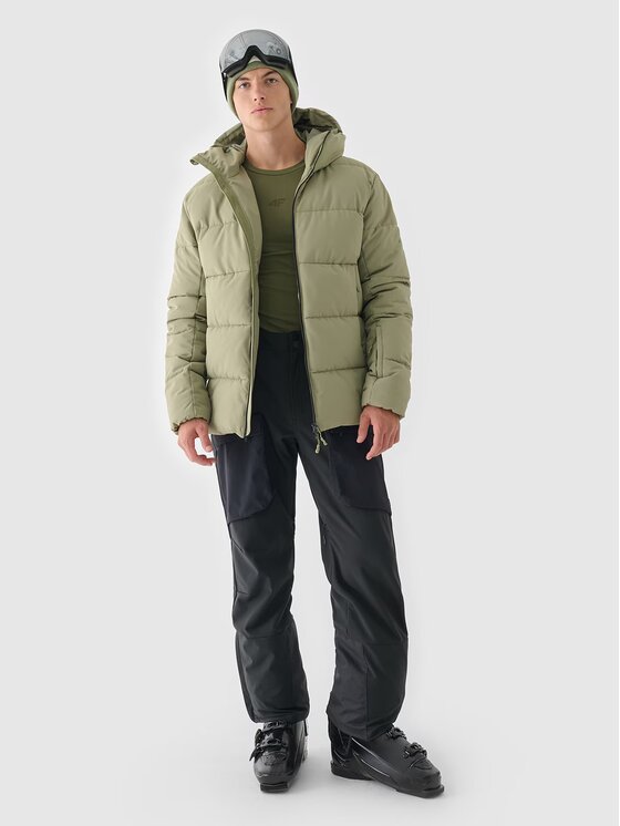 4F 4F Giacca da sci 4FWAW24TTJAM580-43S Verde Regular Fit