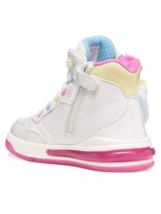 Geox Geox Sneakersy J Sketlite Girl J66NWA 0NFKN C0653 D Bílá