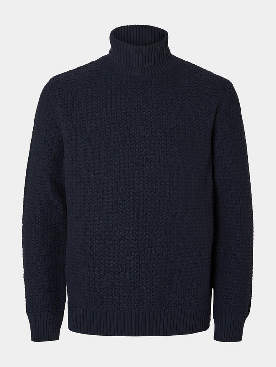 Selected Homme Selected Homme Гольф 16091739 Cиній Regular Fit