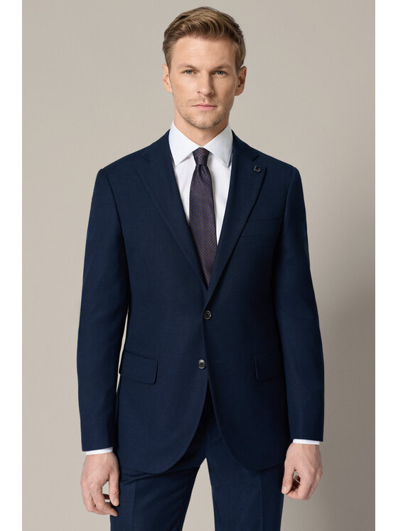 Lancerto Lancerto Garnitur Valdepenas GA073126000021 Granatowy Slim Fit