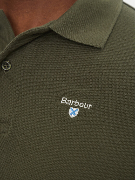 Barbour Barbour Polo Original Sports MML0358OL71 Zelena Tailored Fit