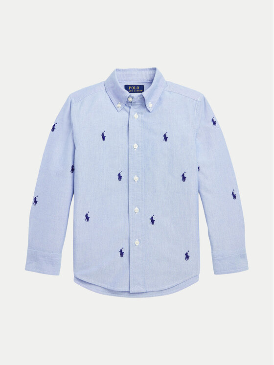 Polo Ralph Lauren Polo Ralph Lauren Marškiniai 322878876001 Žydra Regular Fit