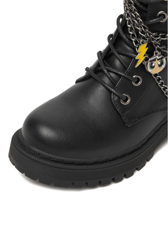 Powerpuff Girls Powerpuff Girls Schnürschuhe CEO-AW25-229WBPPG Schwarz