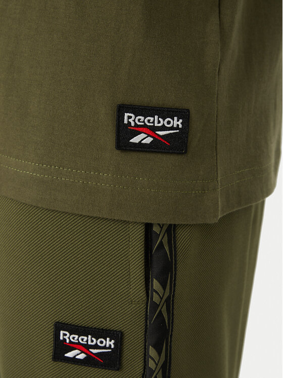 Reebok Reebok Póló Nico RK25724CCM Khaki Regular Fit