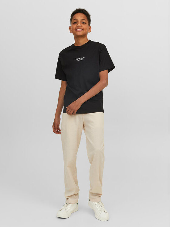 Jack&Jones Junior Jack&Jones Junior Majica Vesterbro 12242827 Črna Loose Fit