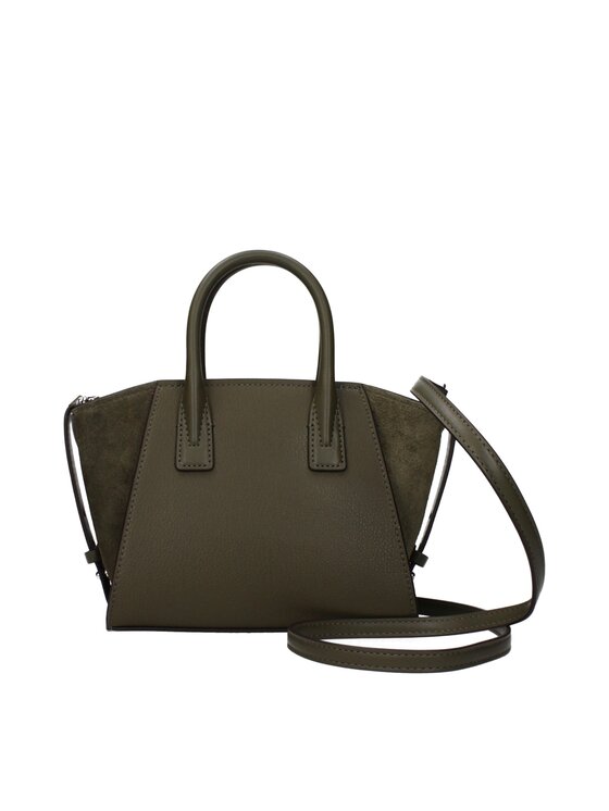 Michael Kors Michael Kors Torebka Green Leather Hand Zielony
