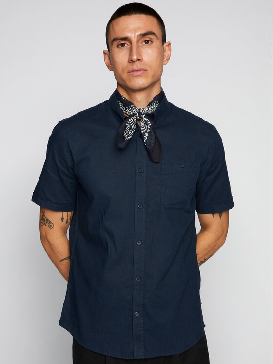 Camicia Trostol 30206086 Blu scuro Regular Fit