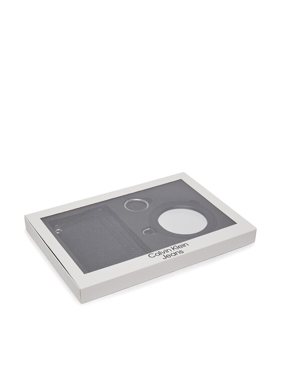 Calvin Klein Jeans Calvin Klein Jeans Didelė Moteriška Piniginė Sculpted Wallet Round Mirror K60K611562 Juoda