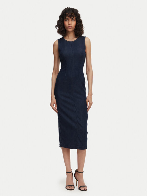 Guess Guess Vestito da giorno W6RK72 D6980 Blu scuro Regular Fit