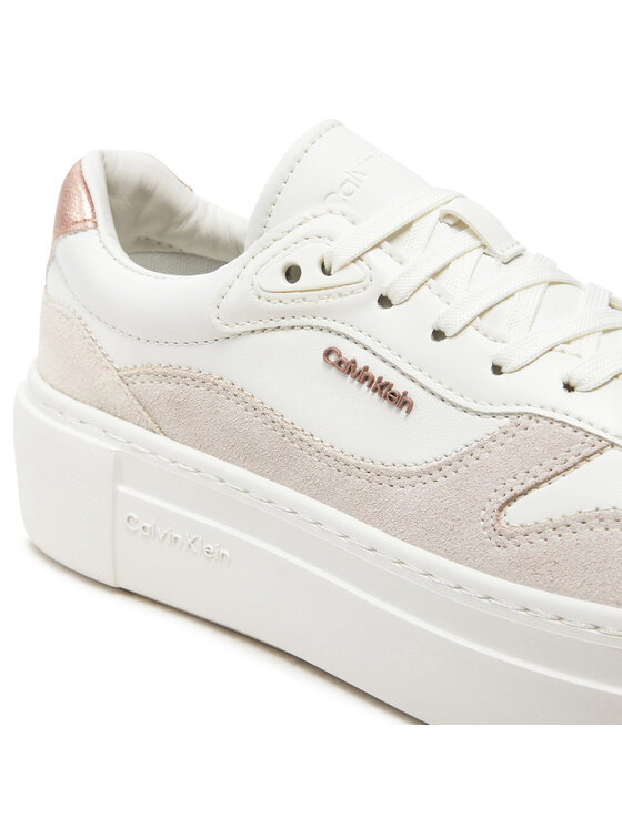 Calvin Klein Calvin Klein Снікерcи Ff Cupsole Lace Up W/Ml Mix M HW0HW02125 Білий