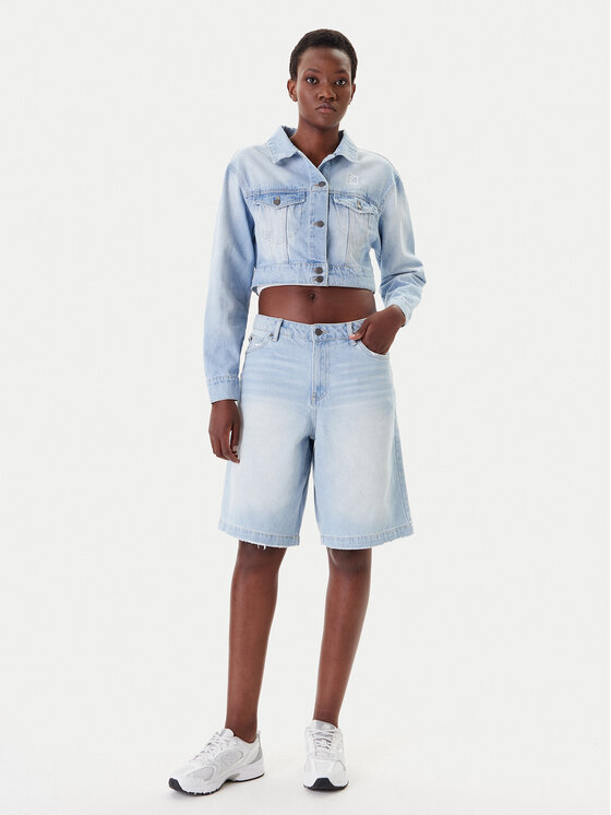 Karl Kani Karl Kani Jeans jakna PD00005493 Modra Regular Fit