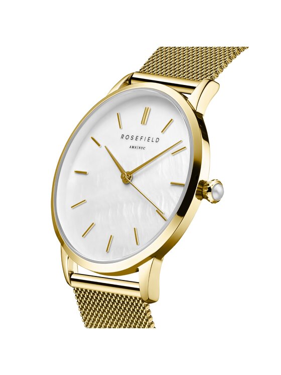 Rosefield Rosefield Zegarek Pearl Edit Złoty