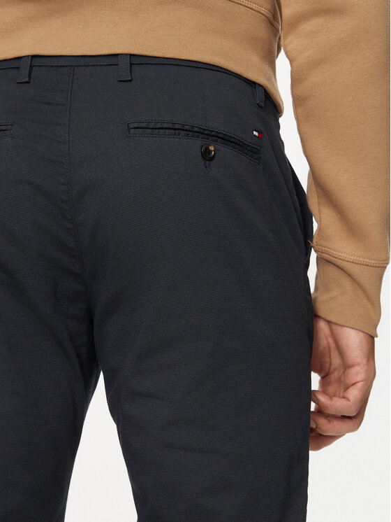 Tommy Hilfiger Tommy Hilfiger Chinos MW0MW35638 Sötétkék Slim Fit