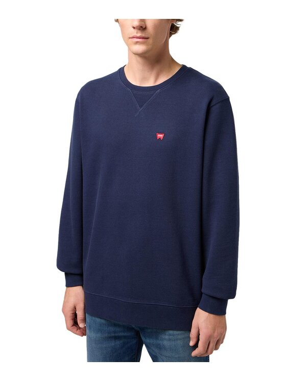 Wrangler Wrangler Felpa 112350534 Blu scuro Regular Fit