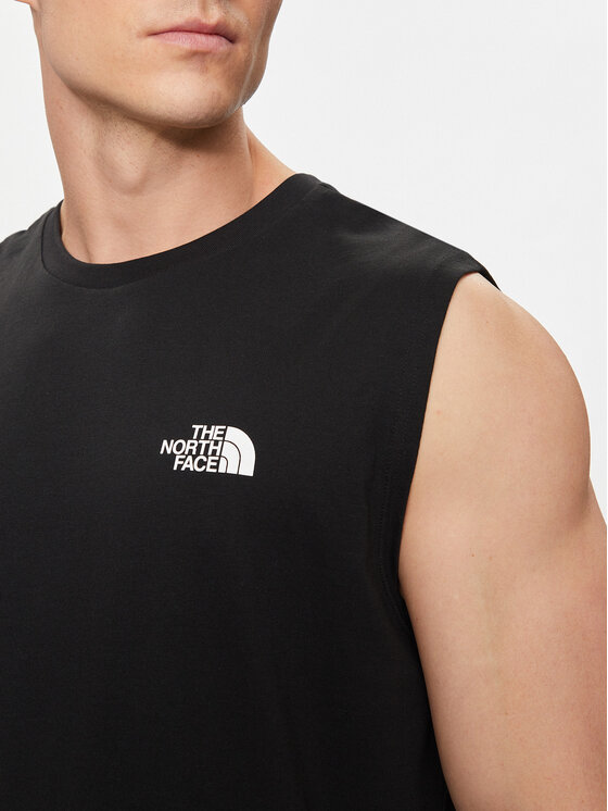 The North Face The North Face Tank top Simple Dome NF0A87R3 Crna Regular Fit