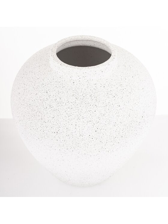 MIAhome MIAhome Wazon ceramiczny 26x21x21 cm FLORIDA Biały