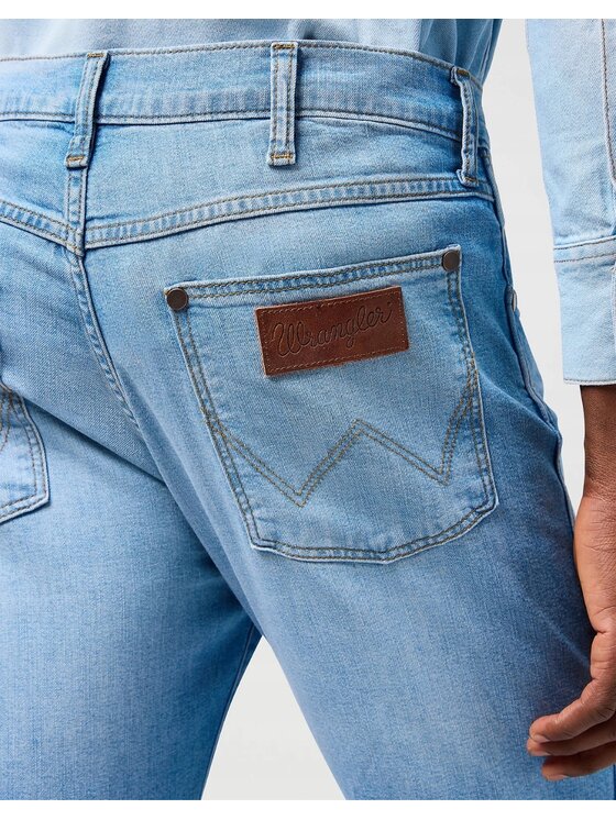 Wrangler Wrangler Jeansy Larston Niebieski Slim Fit
