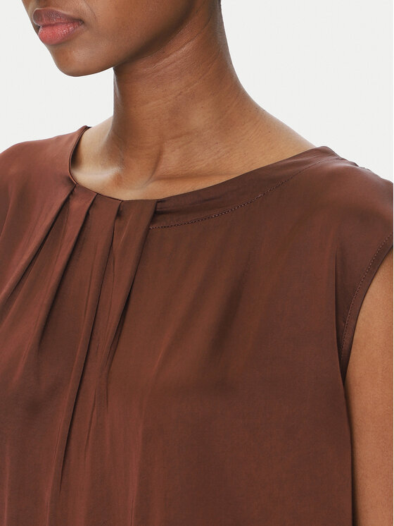 ViCOLO ViCOLO Bluse TD0763 Braun Regular Fit