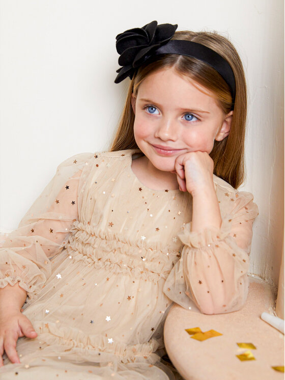 Abel & Lula Abel & Lula Elegantiška suknelė 5533 Smėlio Regular Fit