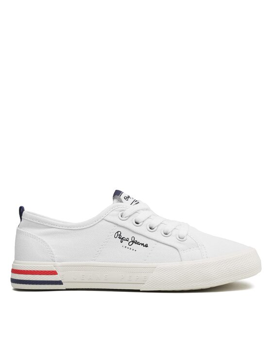 Pepe Jeans Tenis Superge Brady Basic G PGS30561 Bela