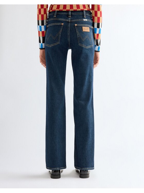 Wrangler Wrangler Jeansy STRAIGHT Niebieski Straight Leg