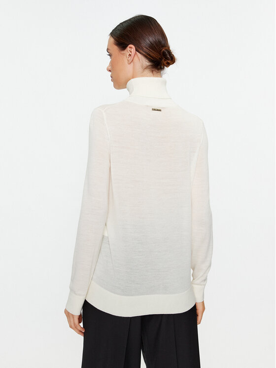 MICHAEL Michael Kors MICHAEL Michael Kors Rollkragenpullover MF360NV4VR Écru Regular Fit
