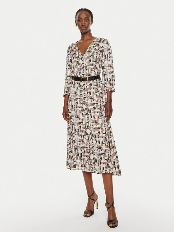 Liu Jo Liu Jo Kasdieninė suknelė WF4404 T2735 Smėlio Regular Fit