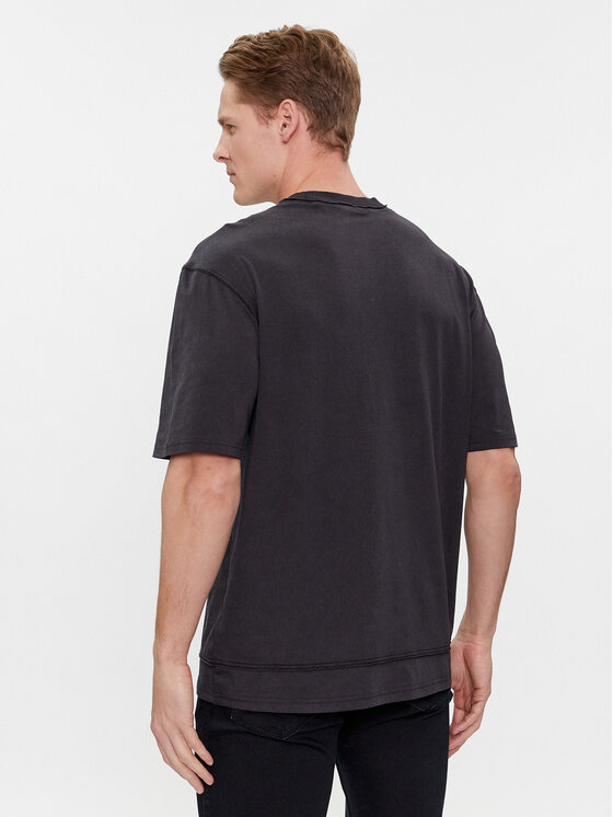 HUGO Hugo T-krekls Dunic 50504534 Melns Relaxed Fit