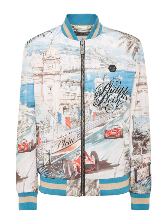 PHILIPP PLEIN PHILIPP PLEIN Kurtka bomber 24995 Kolorowy Regular Fit