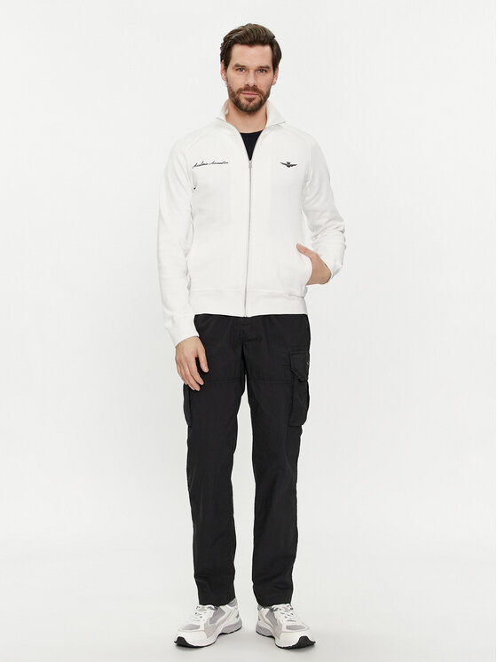 Aeronautica Militare Aeronautica Militare Bluză 241FE1860F537 Alb Regular Fit