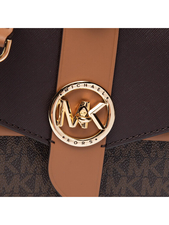 MICHAEL Michael Kors MICHAEL Michael Kors Kabelka Greenwich 32S1GGRC0B Hnědá