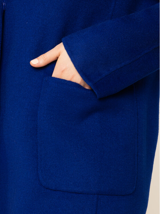 Persona by Marina Rinaldi Persona by Marina Rinaldi Cappotto di lana 1013059 Blu scuro Regular Fit