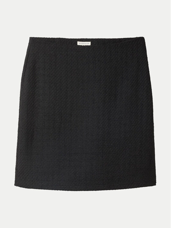 Tom Tailor Tom Tailor Mini suknja 1044649 Crna Regular Fit