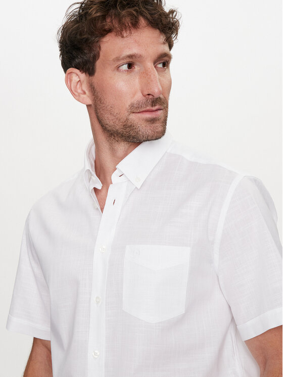 Bugatti Bugatti Camicia 9450 58330A Bianco Regular Fit